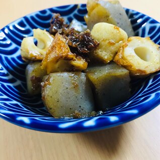 こんにゃくとちくわの、絶品炒り煮♪